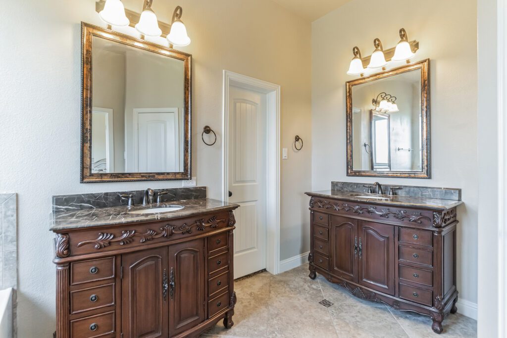 Master Bathroom_two Sink vanity