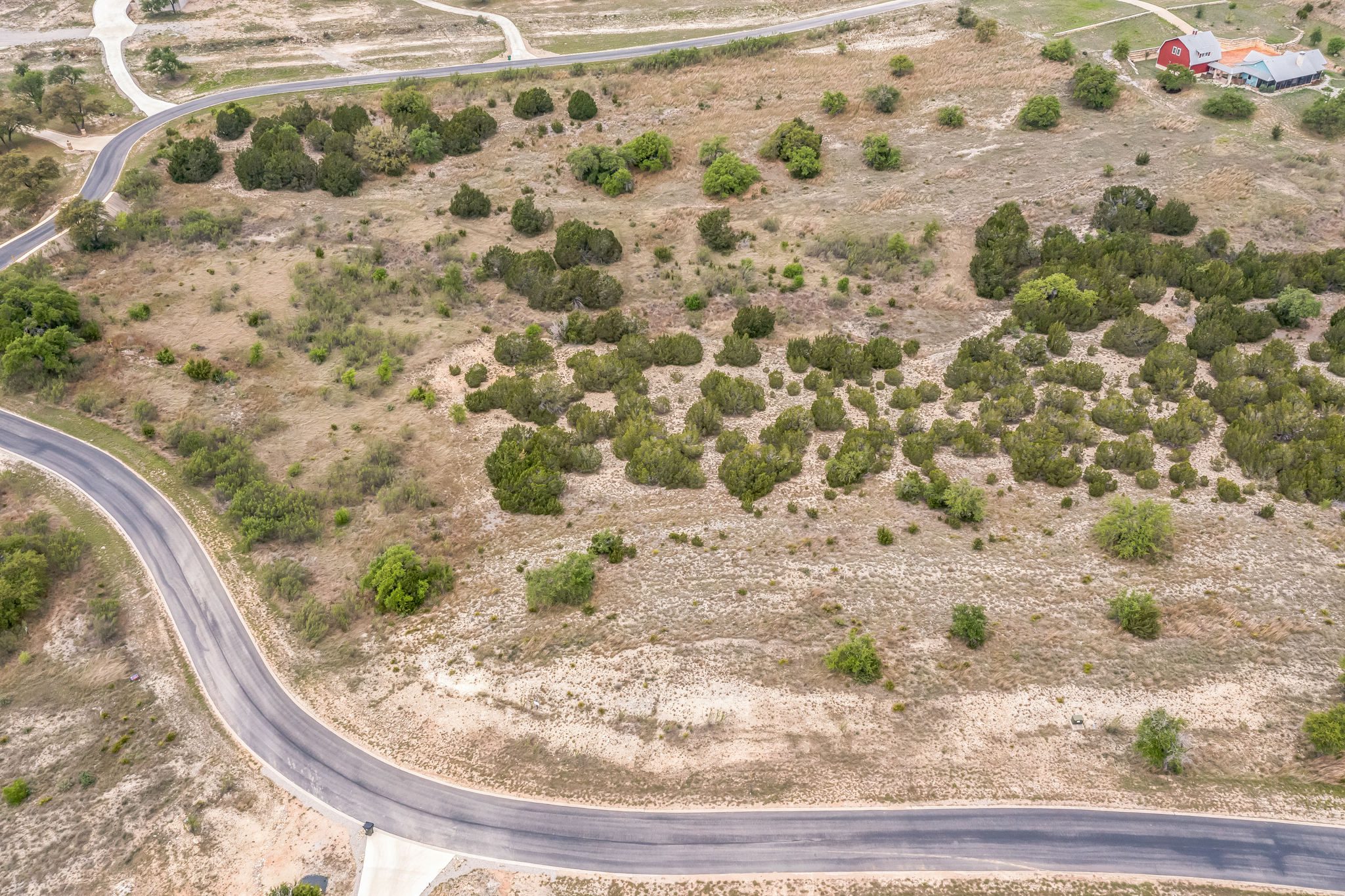 Good aerial view of 3 acre lot_Best view to compare survey