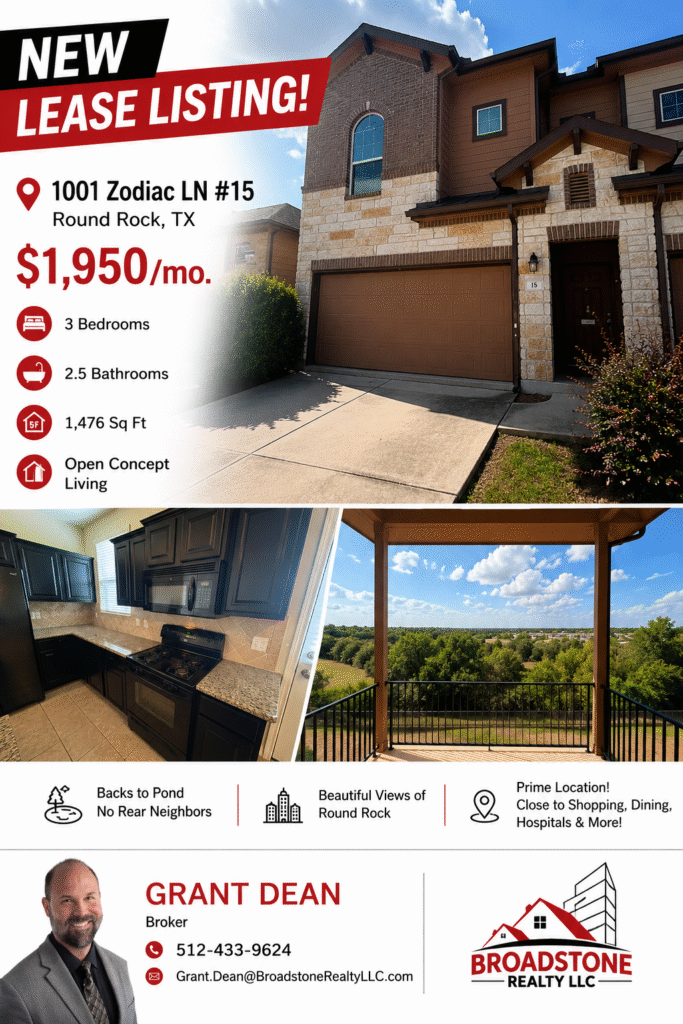 NEW LEASE LISTING